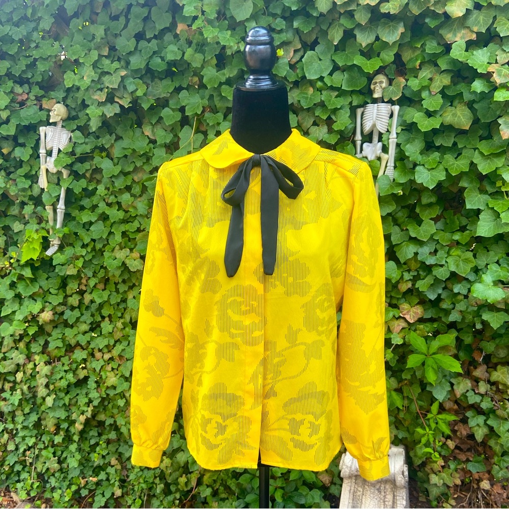 Vintage yellow blouse